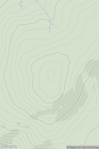 Thumbnail image for Wedder Law [The Glenkens to Annandale] showing contour plot for surrounding peak